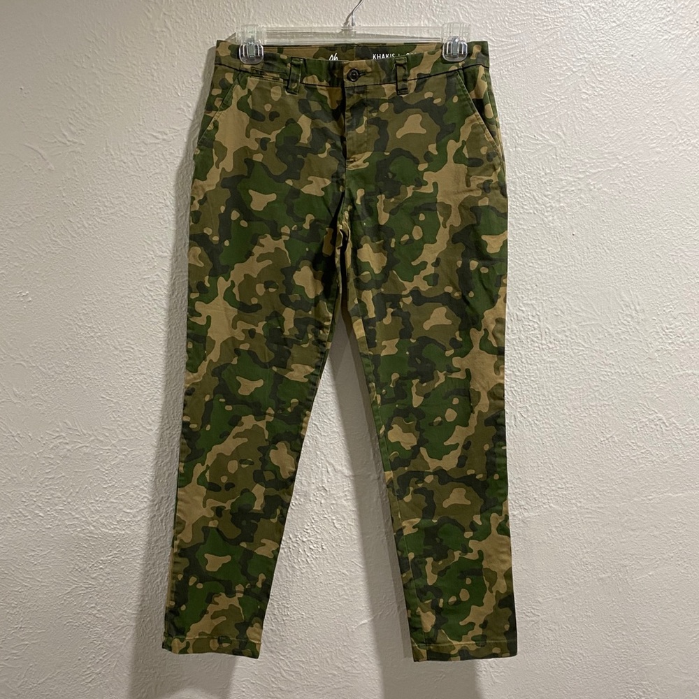 Gap camo broken in khakis